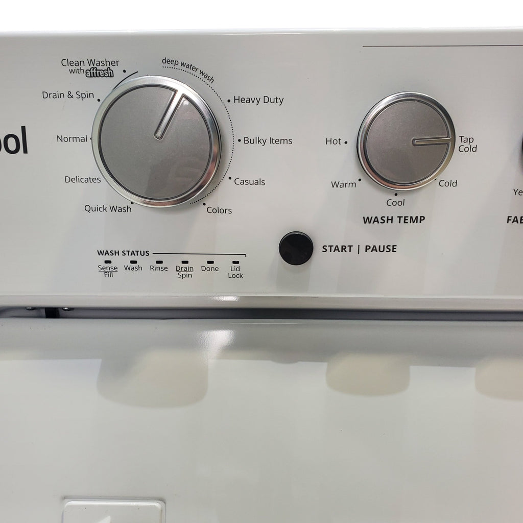 Pictures of 28 in. Wide Whirlpool 3.5 cu. ft. Washer and 5.9 cu. ft. Electric Dryer Laundry Center with AutoDry Drying System - Certified Refurbished - Neu Appliance Outlet - Discount Appliance Outlet in Austin, Tx