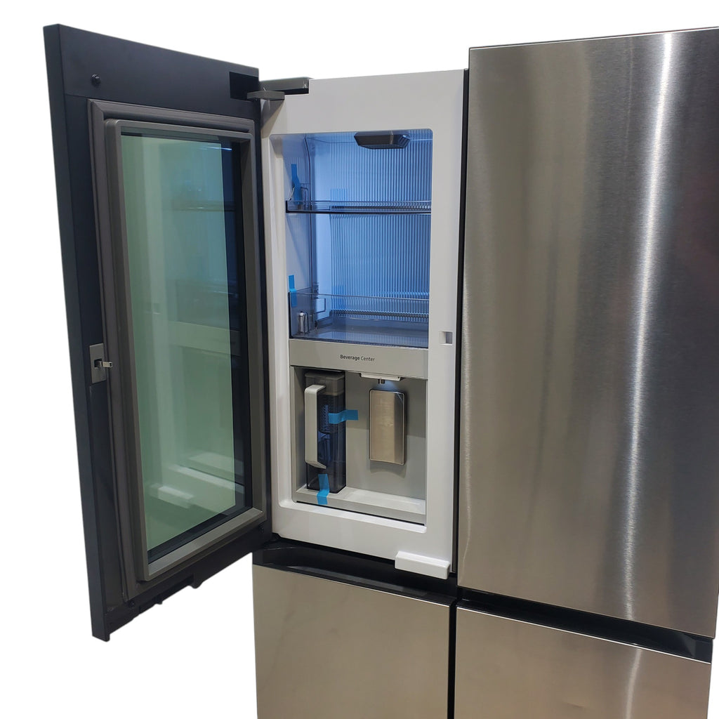 Pictures of Bespoke 29 cu. ft. 4-Door Flex™ Refrigerator with Beverage Zone™ & Auto Open Door in Stainless Steel - Scratch & Dent - Minor - Neu Appliance Outlet - Discount Appliance Outlet in Austin, Tx