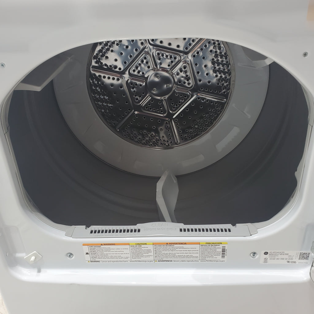 Pictures of GE 3.8 cu. ft. Top Load Washer with Heavy-Duty Agitator and 6.2 cu. ft. Electric Dryer with 120 ft Venting - Certified Refurbished - Neu Appliance Outlet - Discount Appliance Outlet in Austin, Tx