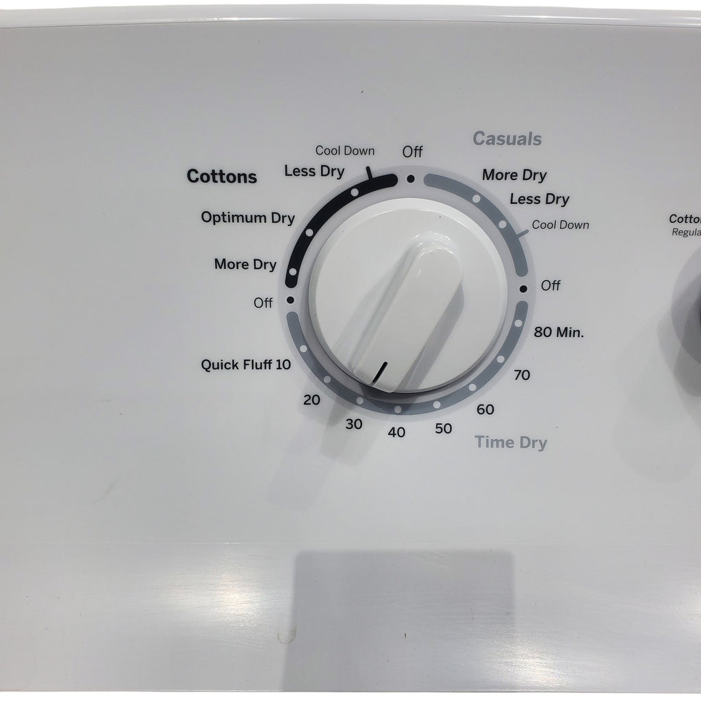 Pictures of GE 3.8 cu. ft. Top Load Washer with Heavy-Duty Agitator and 6.2 cu. ft. Electric Dryer with 120 ft Venting - Certified Refurbished - Neu Appliance Outlet - Discount Appliance Outlet in Austin, Tx