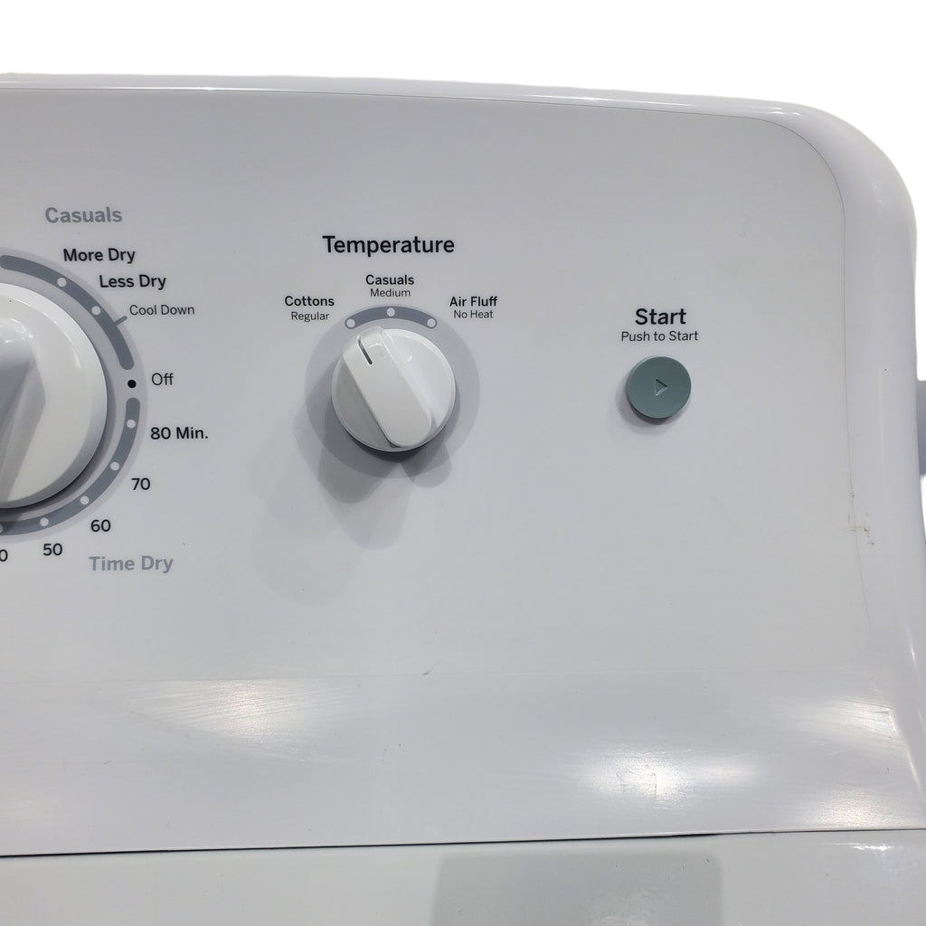 Pictures of GE 3.8 cu. ft. Top Load Washer with Heavy-Duty Agitator and 6.2 cu. ft. Electric Dryer with 120 ft Venting - Certified Refurbished - Neu Appliance Outlet - Discount Appliance Outlet in Austin, Tx