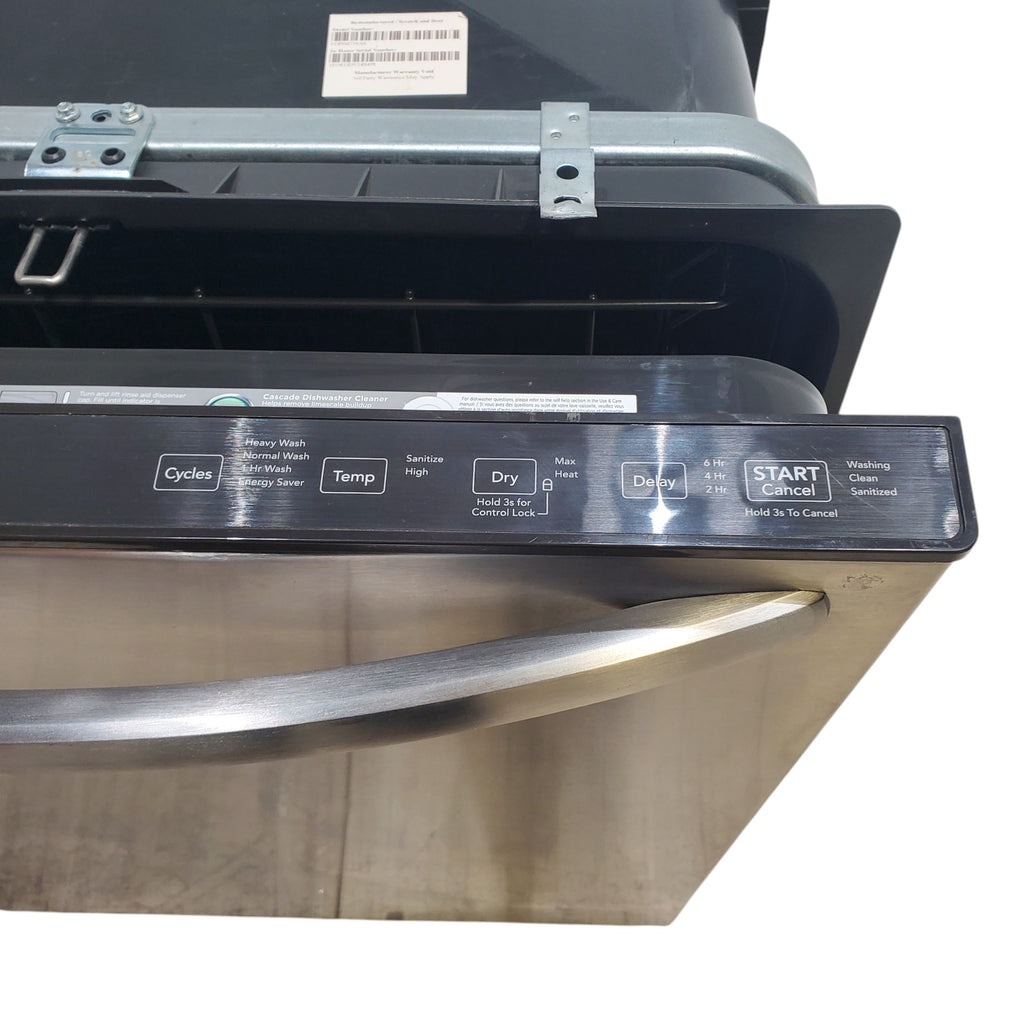 Pictures of 24 in. Stainless Steel ENERGY STAR Frigidaire Top Control Built In Dishwasher with Three Spray Arms - Scratch & Dent - Minor - Neu Appliance Outlet - Discount Appliance Outlet in Austin, Tx