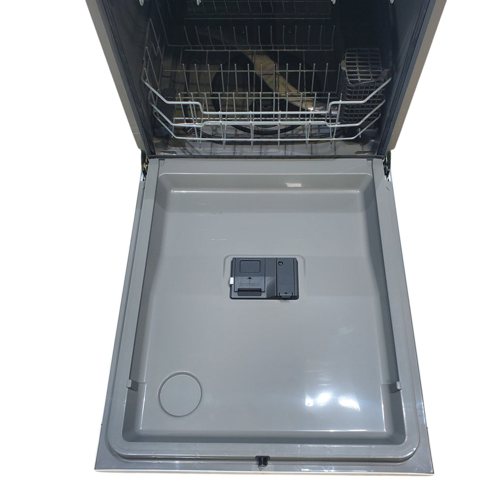 Pictures of GE® White ENERGY STAR® Dishwasher with Front Controls and Dry Boost - Open Box - Neu Appliance Outlet - Discount Appliance Outlet in Austin, Tx