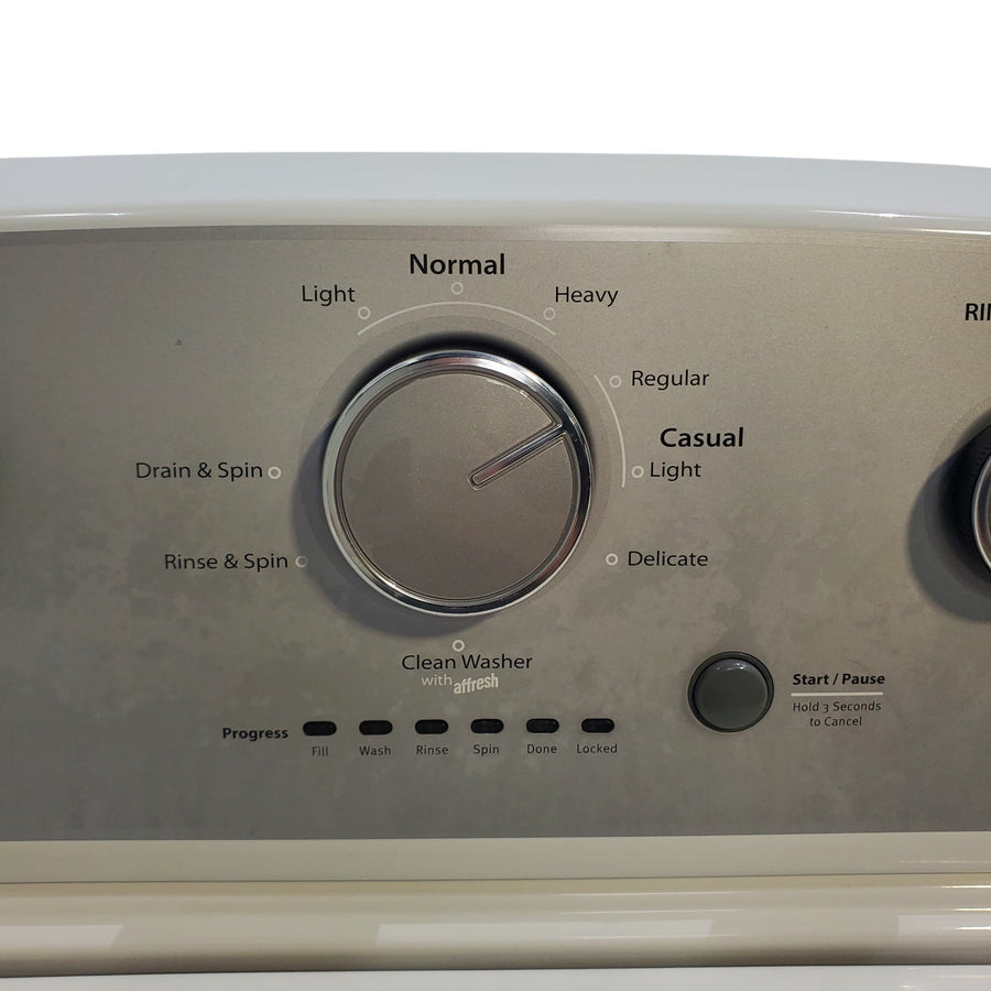 Neu Preferred Whirlpool Agitator Washer & Electric Dryer Set: 3.5 cu. ft. Agitator Washer With Extra Water Cycle / Option & 7.0 cu. ft. Electric 220v Dryer With Auto Sensor Dry - Certified Refurbished