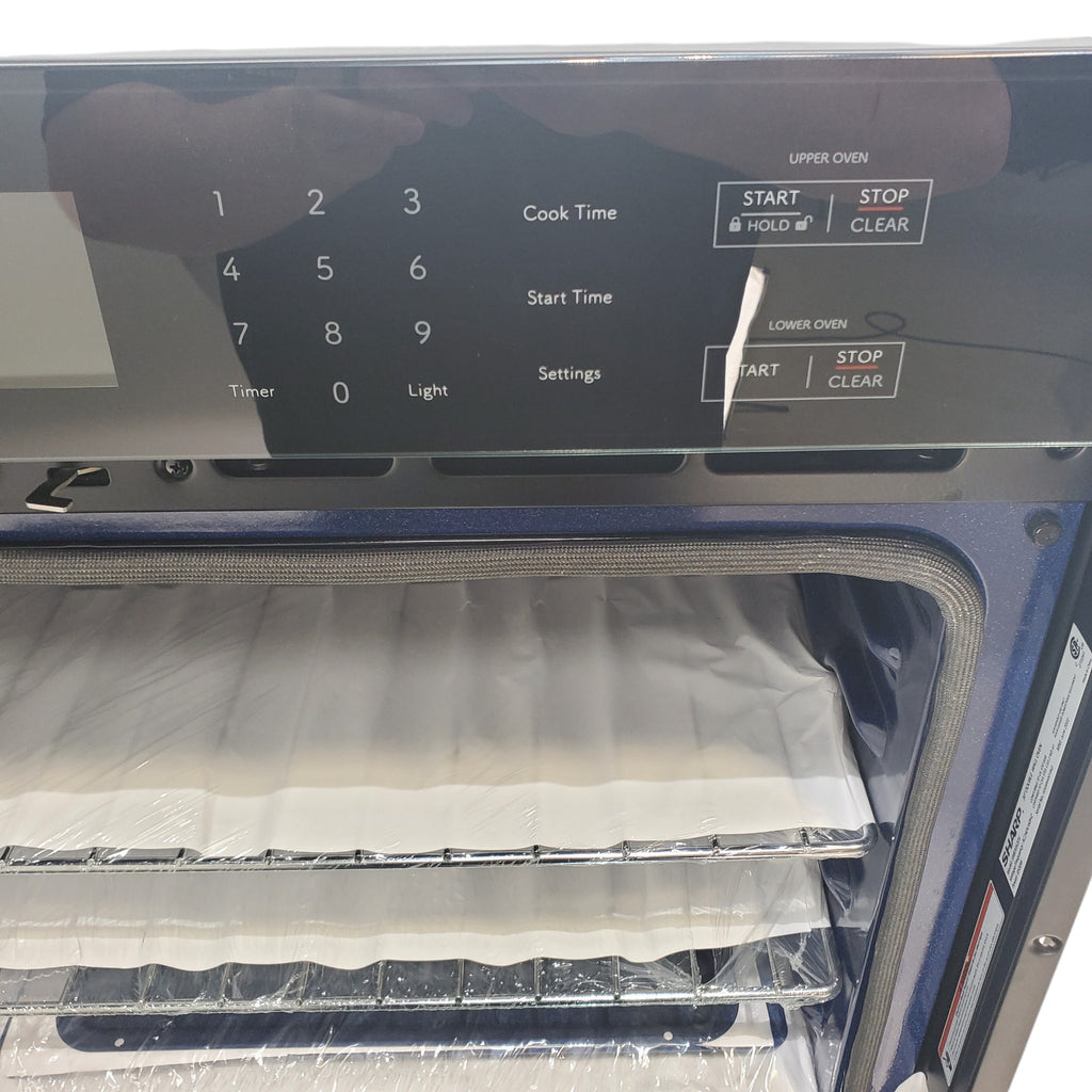 Pictures of Sharp Stainless Steel European Convection Built-In Double Wall Oven SWB3052DS with Touch Glass Controls - Open Box - Neu Appliance Outlet - Discount Appliance Outlet in Austin, Tx