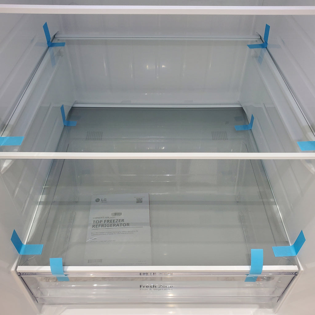 Pictures of LG Print Proof Stainless Steel 18 cu.ft. Garage Ready Top Freezer Refrigerator with Multi-Air Flow System - Scratch & Dent - Minor - Neu Appliance Outlet - Discount Appliance Outlet in Austin, Tx