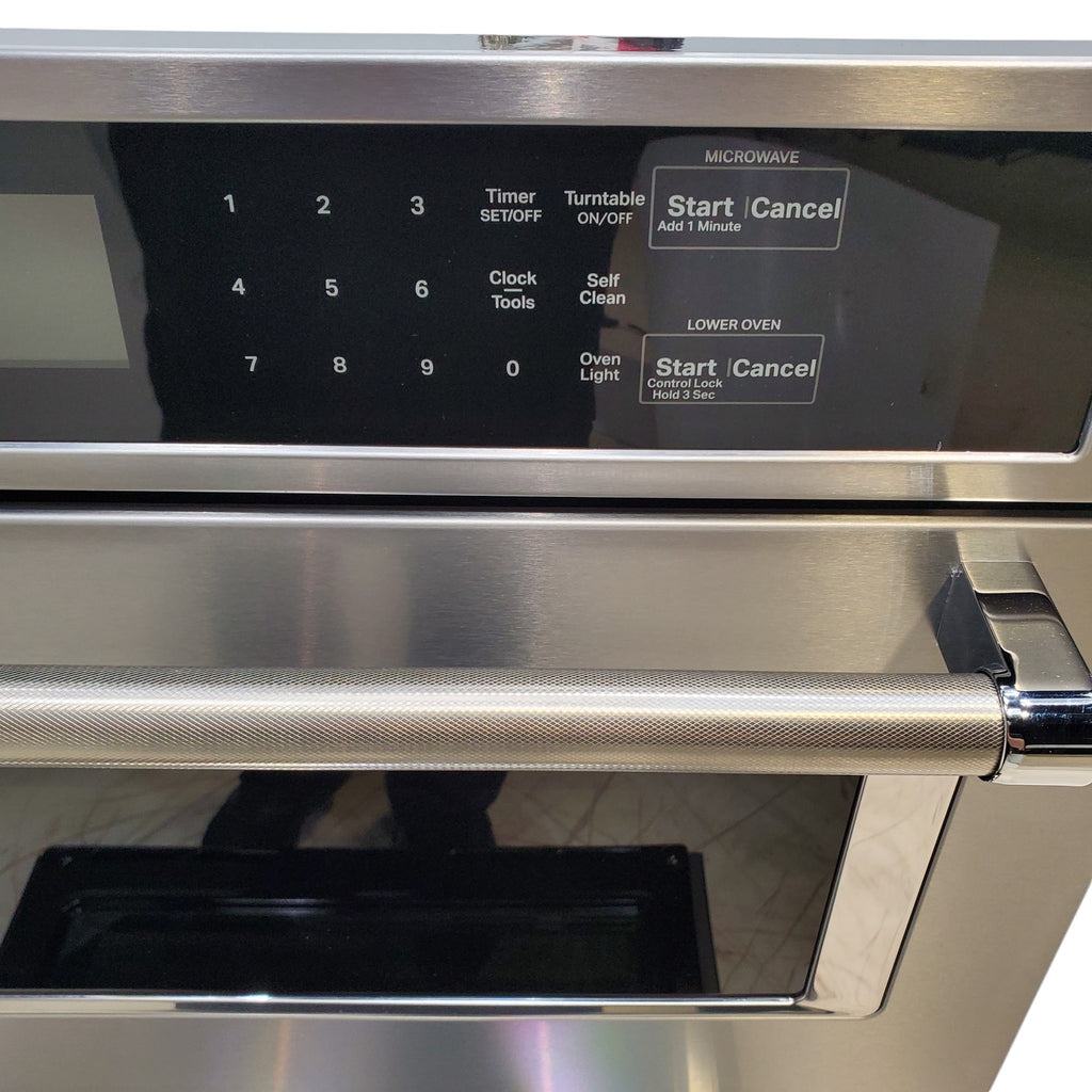 Pictures of KitchenAid® Print Shield Stainless 30" Combination Microwave Wall Ovens with Air Fry Mode and Even-Heat™ True Convection KOEC530PPS - Open Box - Neu Appliance Outlet - Discount Appliance Outlet in Austin, Tx