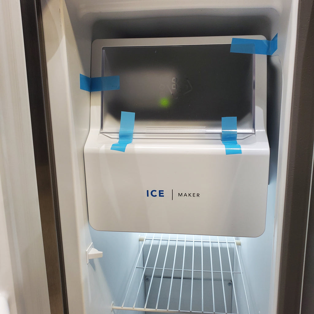Pictures of ENERGY STAR Frigidaire Fingerprint Resistant Stainless Steel 25.6 cu. ft. Side by Side Refrigerator with Water and Ice Dispenser - Scratch & Dent - Minor - Neu Appliance Outlet - Discount Appliance Outlet in Austin, Tx