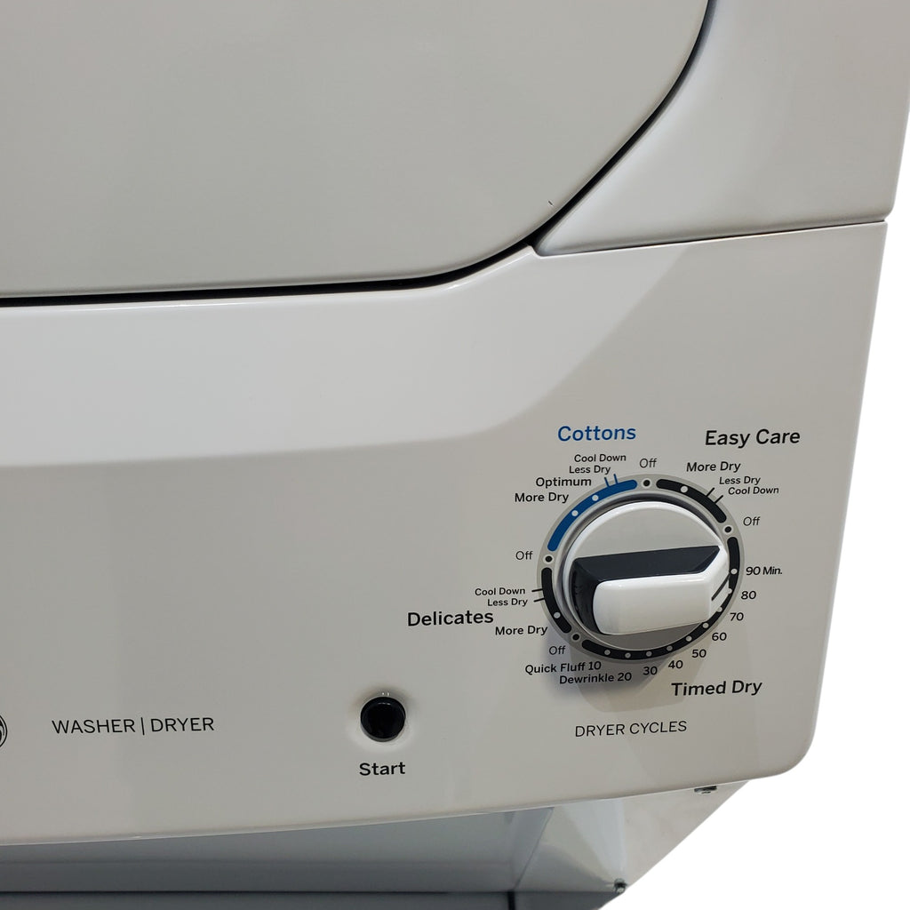 Pictures of GE 3.8 cu. ft. Laundry Center Washer and 5.9 cu. ft. Gas Dryer with Electro-Mechanical Rotary Dial Controls GUD27GSSMWW - Scratch & Dent - Minor - Neu Appliance Outlet - Discount Appliance Outlet in Austin, Tx