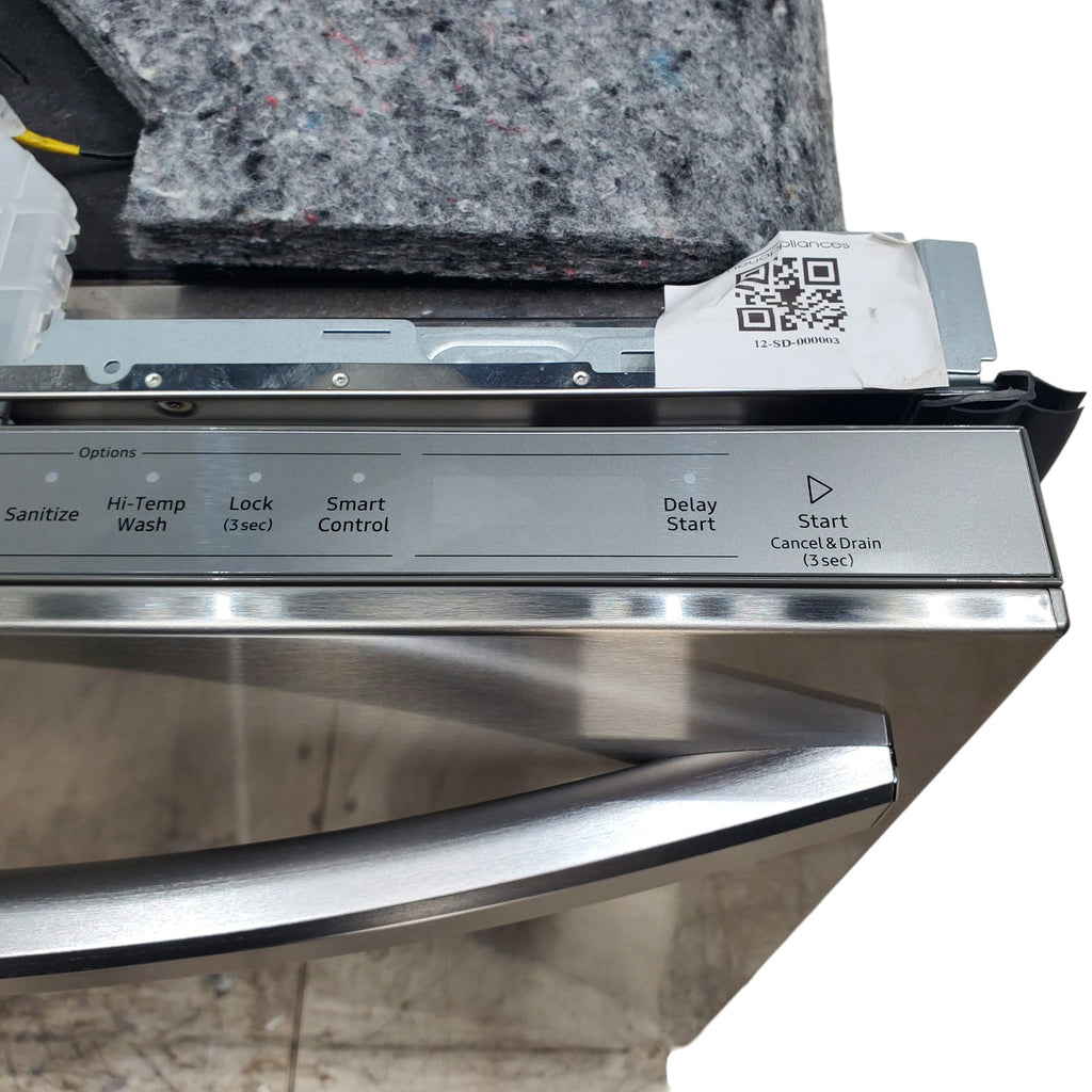 Pictures of Samsung Stainless Steel Smart 46 dBA Dishwasher with StormWash plus Handle and AutoRelease Door - Open Box - Neu Appliance Outlet - Discount Appliance Outlet in Austin, Tx