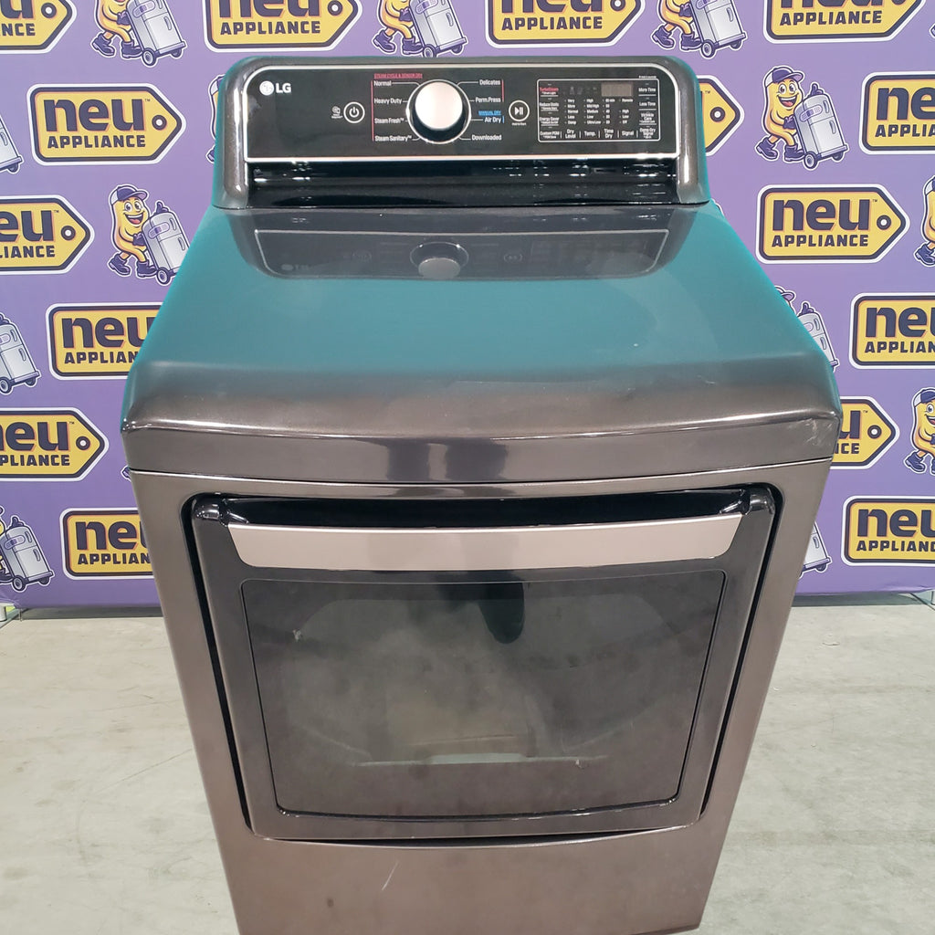 Pictures of LG 7.3 cu. ft. Smart Rear Control Gas Energy Star Dryer with Sensor Dry & Steam Technology DLGX7481LE - Open Box - Neu Appliance Outlet - Discount Appliance Outlet in Austin, Tx