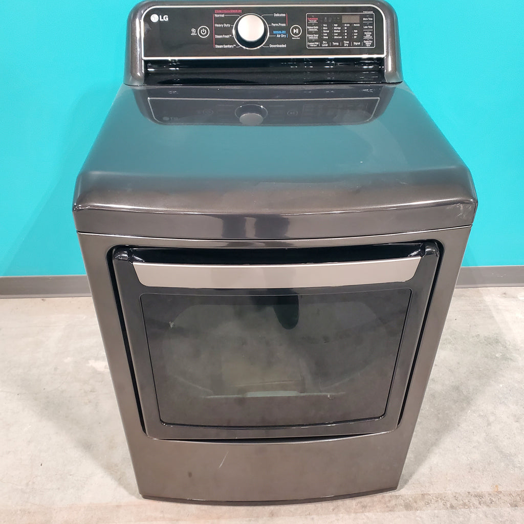 Pictures of LG 7.3 cu. ft. Smart Rear Control Gas Energy Star Dryer with Sensor Dry & Steam Technology DLGX7481LE - Open Box - Neu Appliance Outlet - Discount Appliance Outlet in Austin, Tx