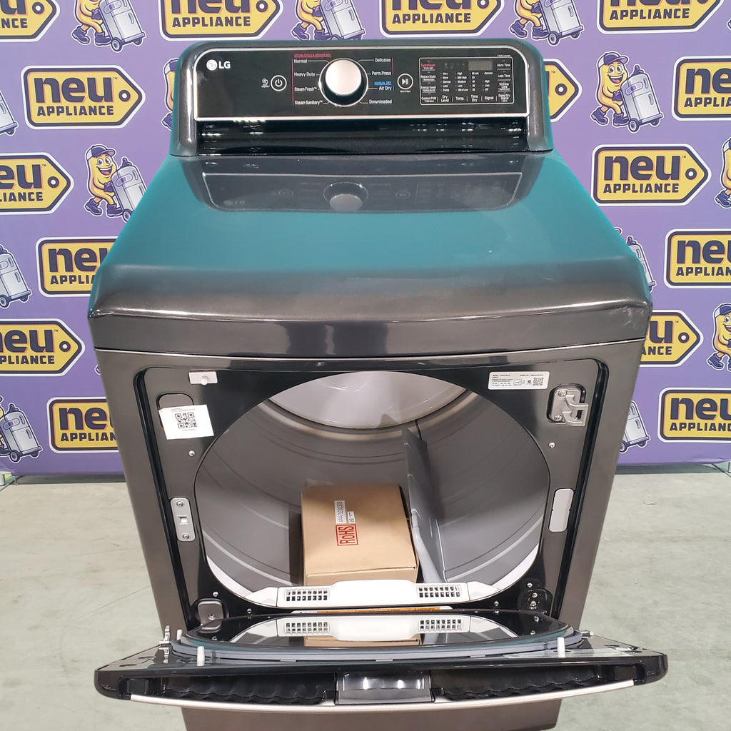 Pictures of LG 7.3 cu. ft. Smart Rear Control Gas Energy Star Dryer with Sensor Dry & Steam Technology DLGX7481LE - Open Box - Neu Appliance Outlet - Discount Appliance Outlet in Austin, Tx