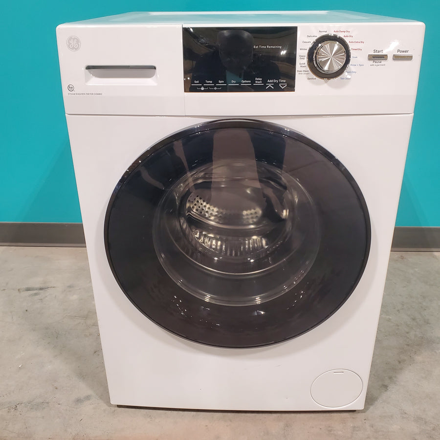 GE® 24" 2.4 cu. ft. Capacity Front Load Washer/Condenser Dryer Combo GFQ14ESSNWW - Scratch & Dent - Minor