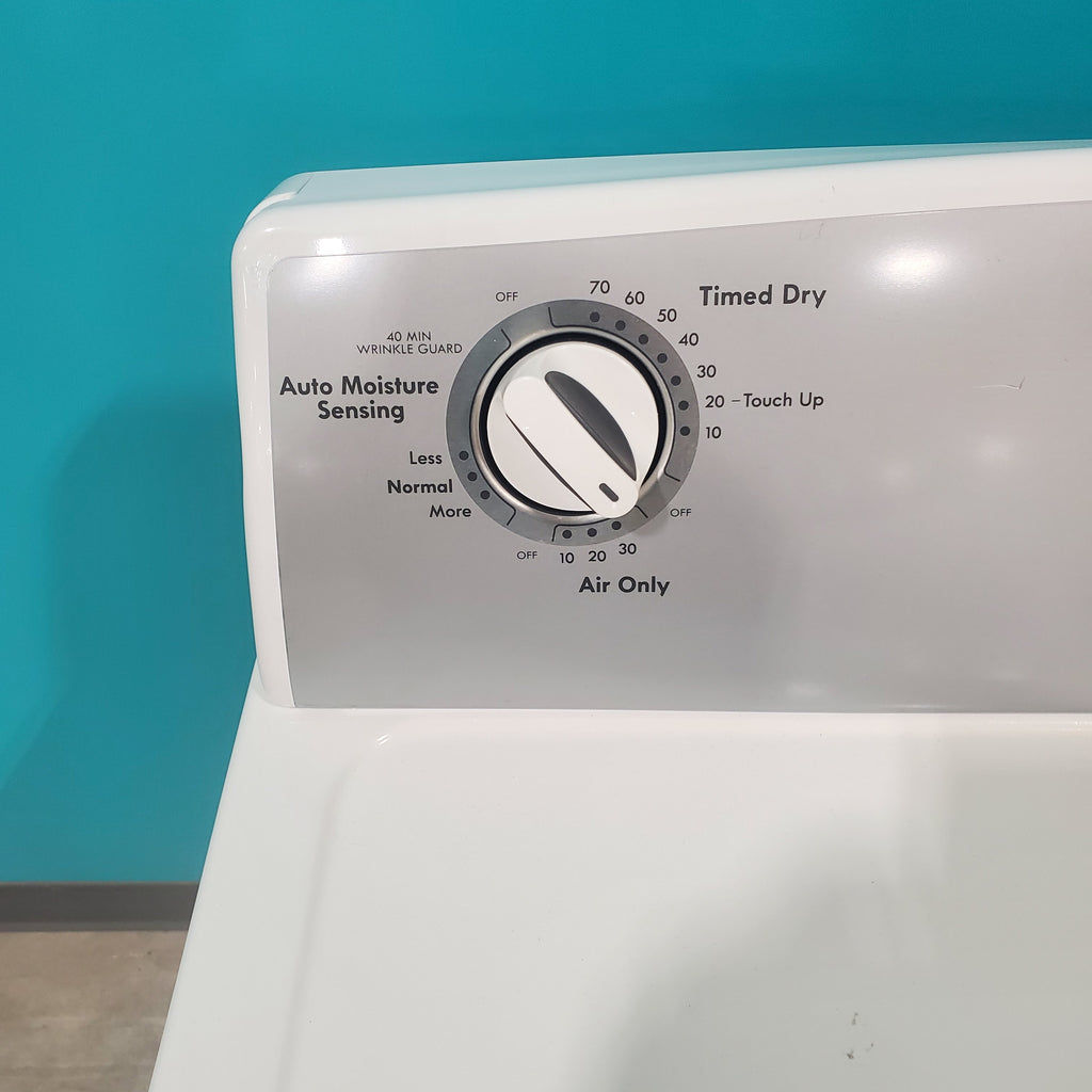Pictures of Kenmore White Electric Dryer with Hamper Door and Advanced Moisture Sensing - Certified Refurbished - Neu Appliance Outlet - Discount Appliance Outlet in Austin, Tx