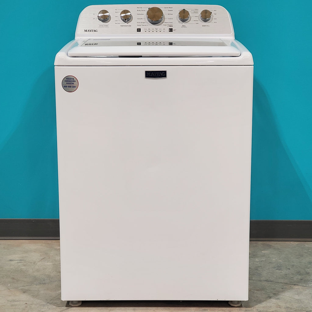 Pictures of Top Load Maytag 4.8 cu ft Power Impeller Washer with Extra Power Option and Deep Fill - Scratch & Dent - Minor - Neu Appliance Outlet - Discount Appliance Outlet in Austin, Tx