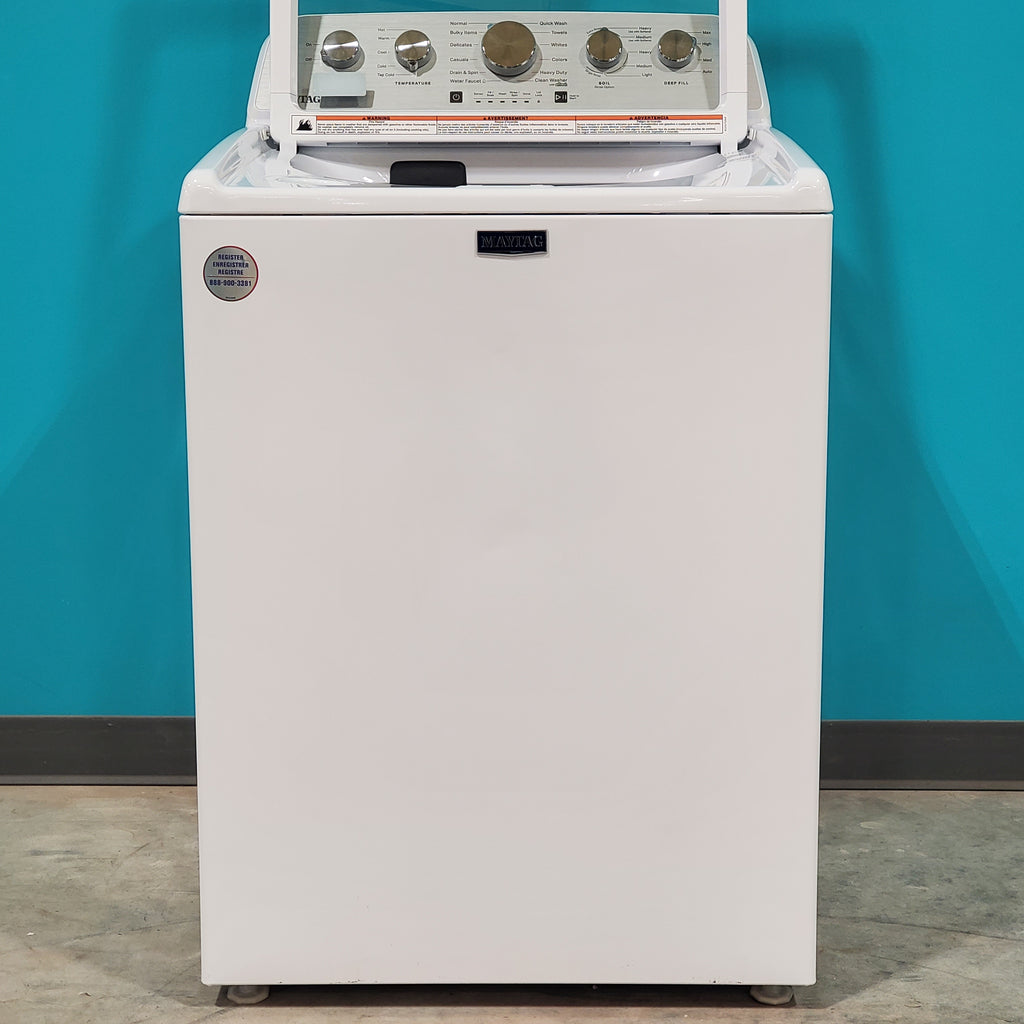 Pictures of Top Load Maytag 4.8 cu ft Power Impeller Washer with Extra Power Option and Deep Fill - Scratch & Dent - Minor - Neu Appliance Outlet - Discount Appliance Outlet in Austin, Tx