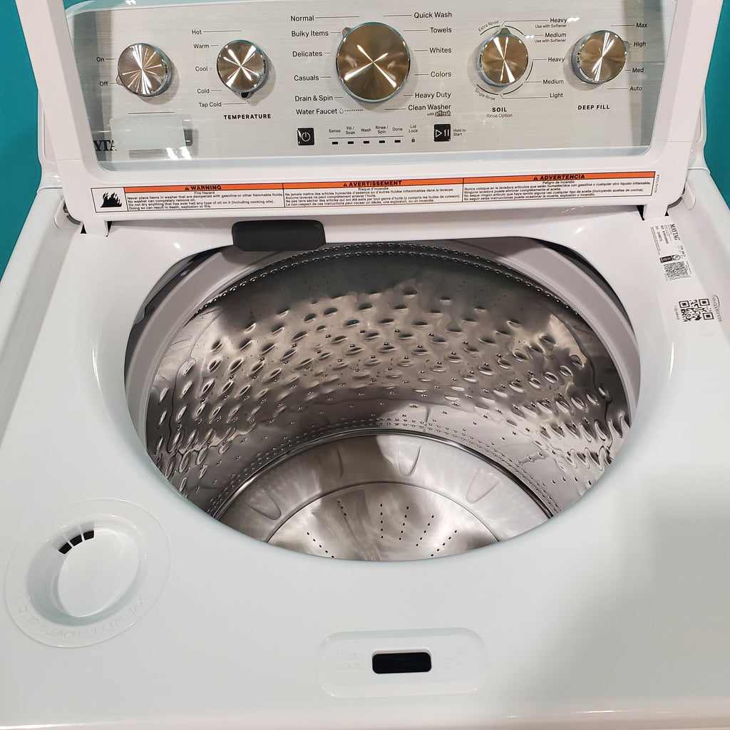Pictures of Top Load Maytag 4.8 cu ft Power Impeller Washer with Extra Power Option and Deep Fill - Scratch & Dent - Minor - Neu Appliance Outlet - Discount Appliance Outlet in Austin, Tx