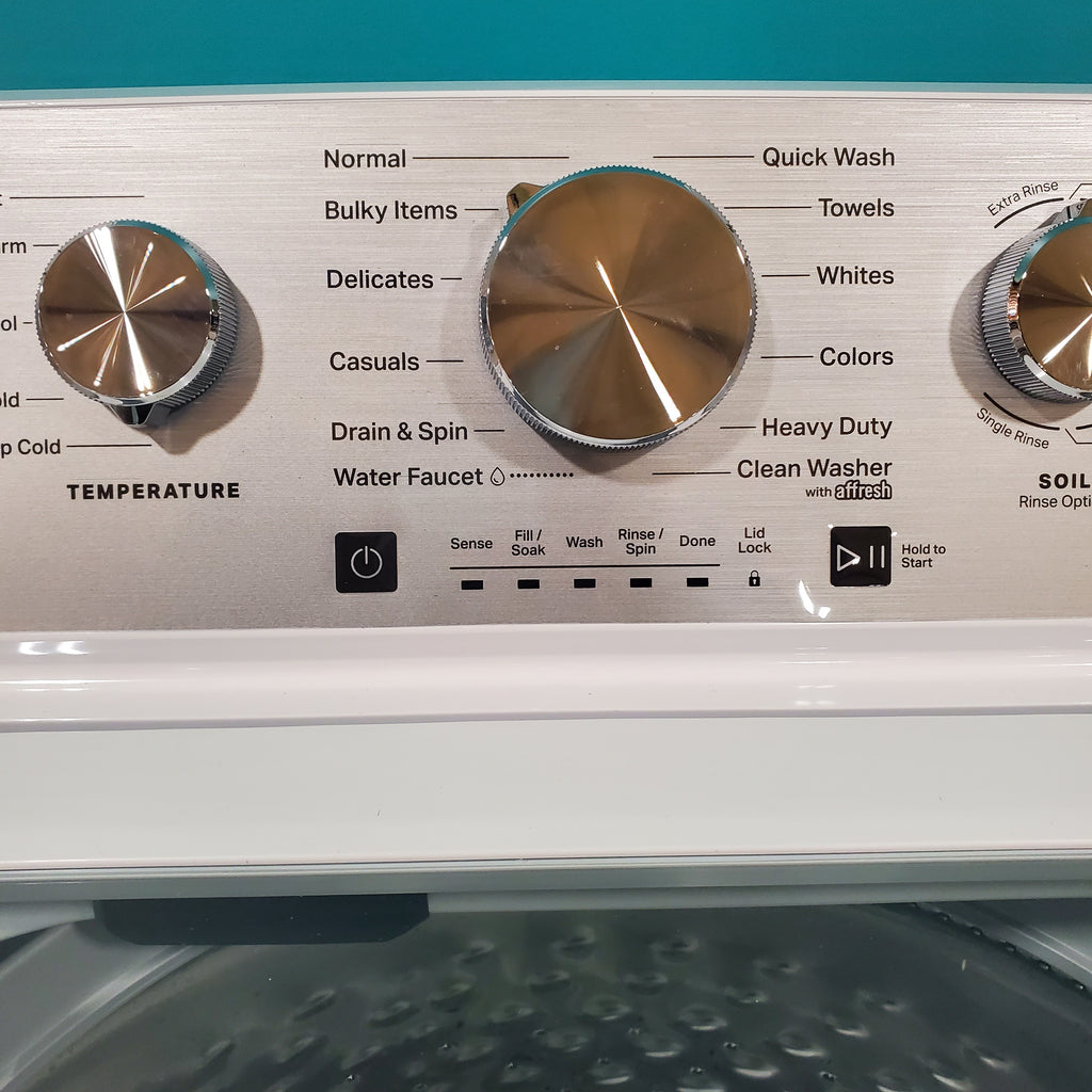 Pictures of Top Load Maytag 4.8 cu ft Power Impeller Washer with Extra Power Option and Deep Fill - Scratch & Dent - Minor - Neu Appliance Outlet - Discount Appliance Outlet in Austin, Tx