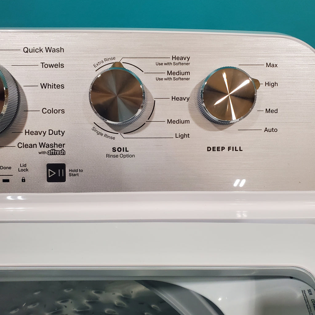 Pictures of Top Load Maytag 4.8 cu ft Power Impeller Washer with Extra Power Option and Deep Fill - Scratch & Dent - Minor - Neu Appliance Outlet - Discount Appliance Outlet in Austin, Tx