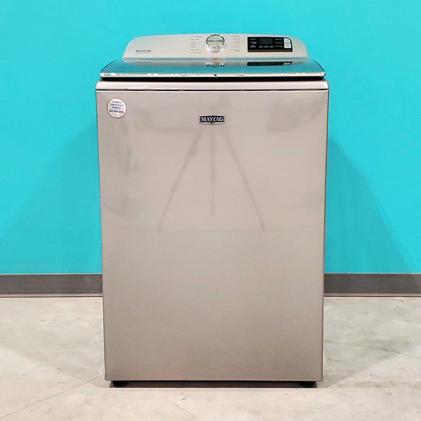 Metallic Slate Maytag 5.3 cu. ft. Smart Capable ENERGY STAR Top Load Washing Machine with Extra Power - Scratch & Dent - Minor