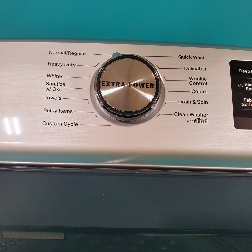 Pictures of Metallic Slate Maytag 5.3 cu. ft. Smart Capable ENERGY STAR Top Load Washing Machine with Extra Power - Scratch & Dent - Minor - Neu Appliance Outlet - Discount Appliance Outlet in Austin, Tx
