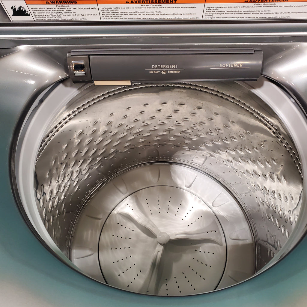 Pictures of Metallic Slate Maytag 5.3 cu. ft. Smart Capable ENERGY STAR Top Load Washing Machine with Extra Power - Scratch & Dent - Minor - Neu Appliance Outlet - Discount Appliance Outlet in Austin, Tx