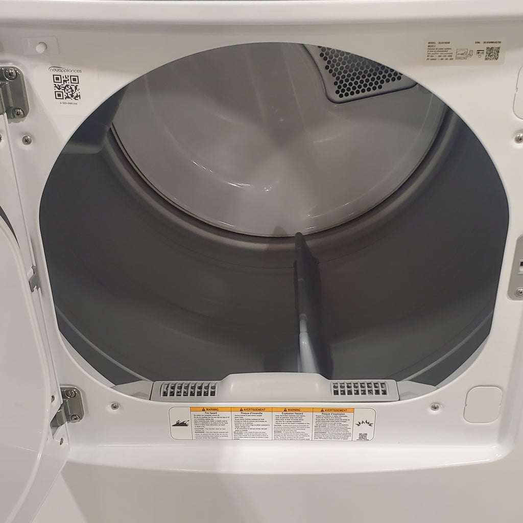 Pictures of ENERGY STAR LG 4.1 cu. ft. Top Load Washing Machine with 4-Way Agitator and ENERGY STAR LG 7.3 cu. ft. Electric Dryer with Smart Diagnosis - Open Box - Neu Appliance Outlet - Discount Appliance Outlet in Austin, Tx