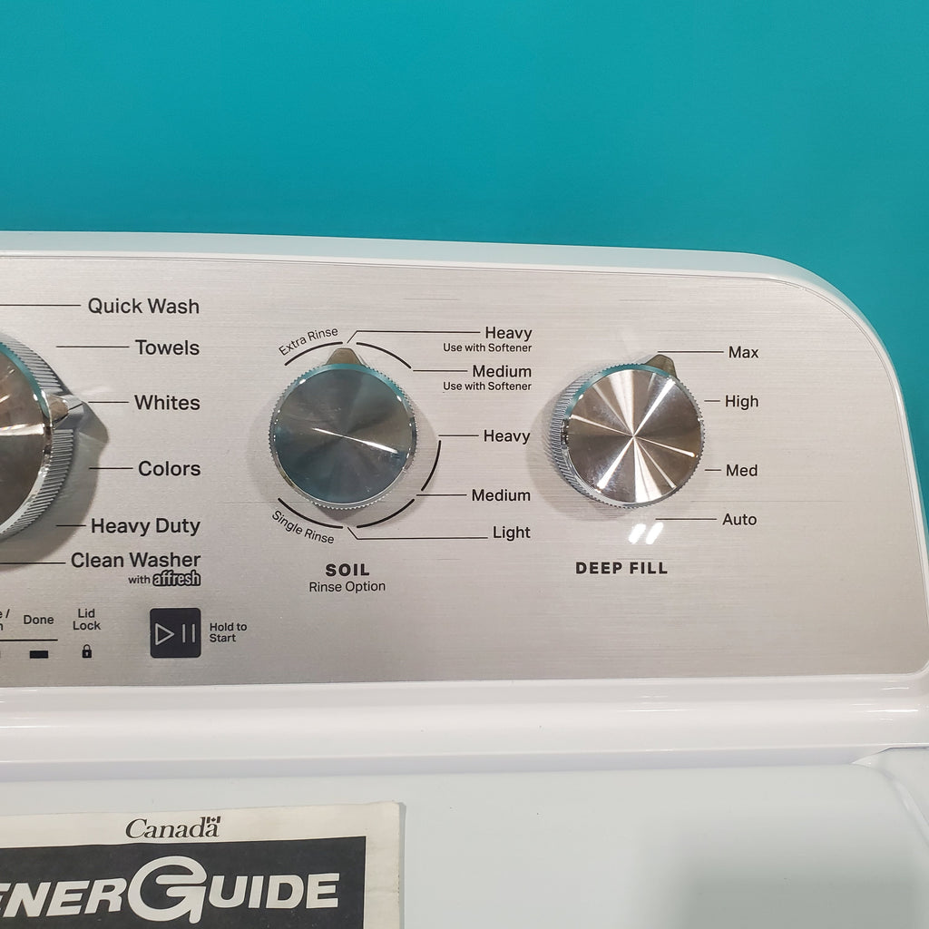 Pictures of Maytag Top Load 4.5 cu ft Agitator Washer with Extra Power Option, Deep Fill Option and Built-in Water Faucet MVW5035MW - Scratch & Dent - Minor - Neu Appliance Outlet - Discount Appliance Outlet in Austin, Tx