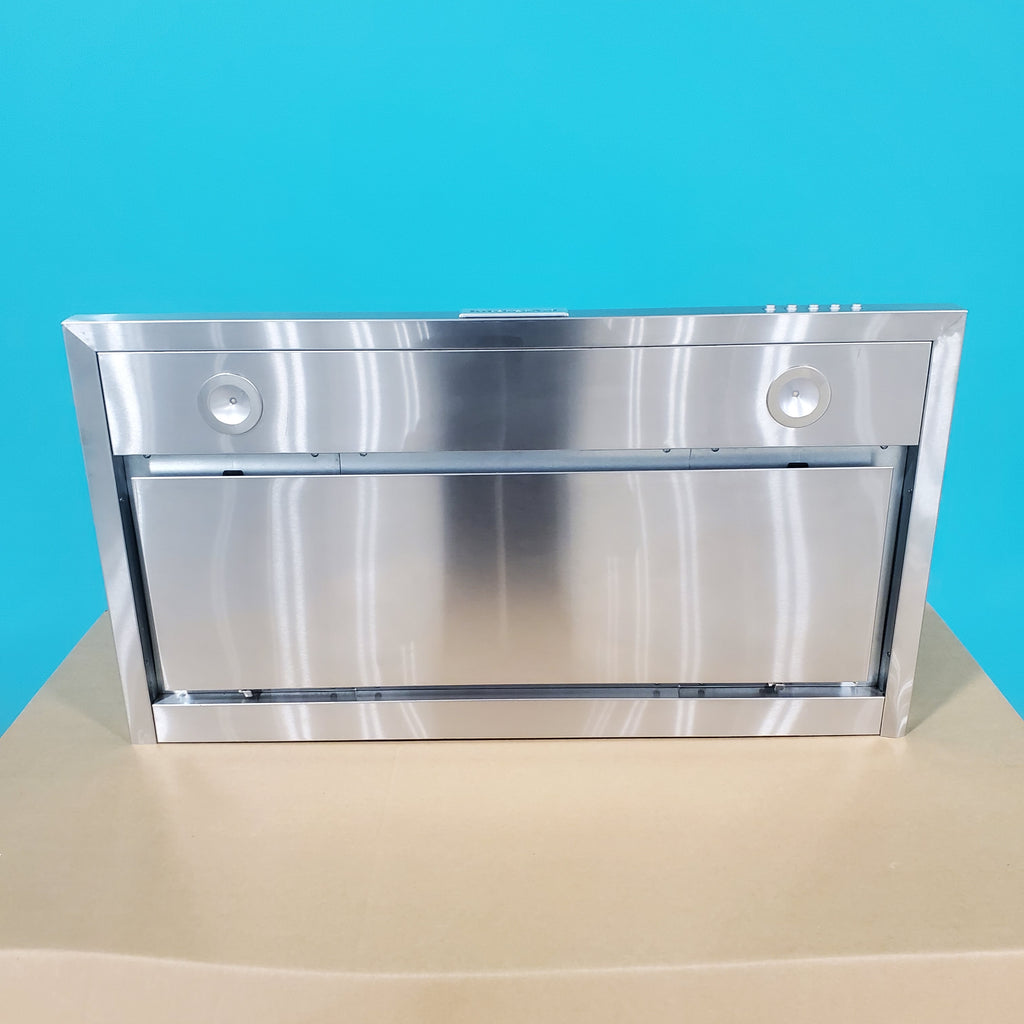 Pictures of Kitchenaid Stainless Steel 36" Wall-Mount, 3-Speed Canopy Hood KVWB406DSS - Open Box - Neu Appliance Outlet - Discount Appliance Outlet in Austin, Tx