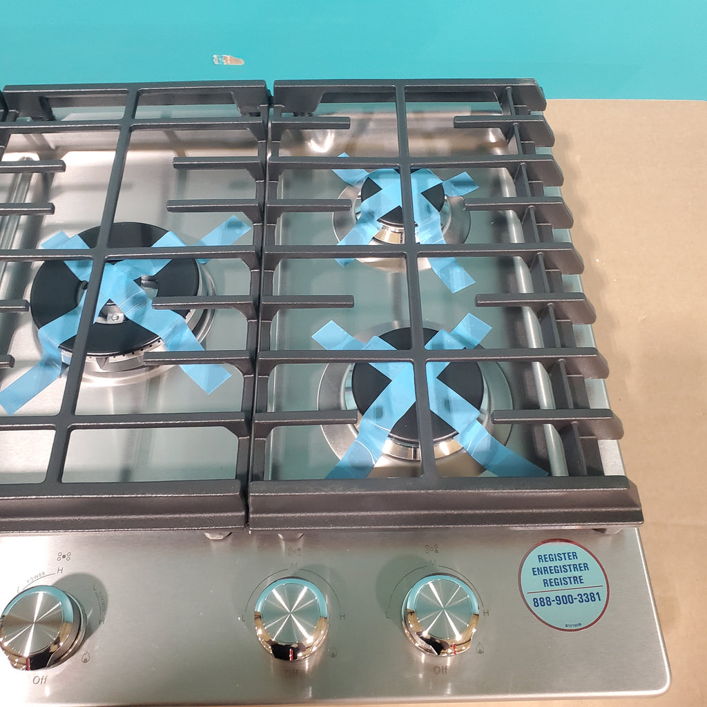 Pictures of Kitchenaid Stainless Steel 30" 5-Burner Gas Cooktop with 17,000 BTU Professional Dual Ring Burner KCGS550ESS - Open Box - Neu Appliance Outlet - Discount Appliance Outlet in Austin, Tx