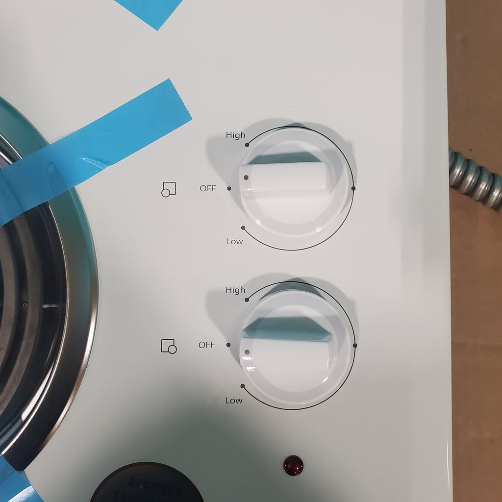Pictures of Whirlpool Electric 30" 4 Burner Cooktop with Hot Surface Indicator Light WCC31430AW - Open Box - Neu Appliance Outlet - Discount Appliance Outlet in Austin, Tx