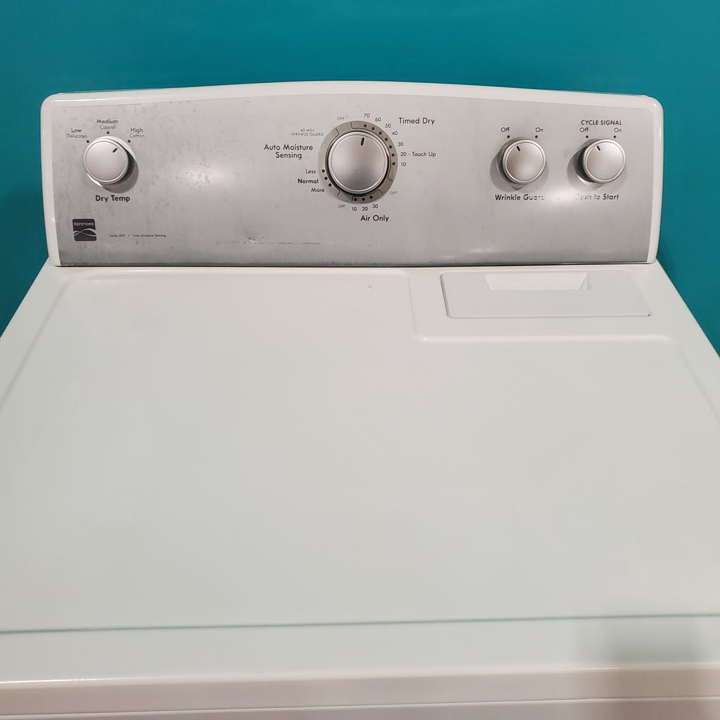 Pictures of Kenmore Top Load 4.2 cu ft Capacity Washing Machine with Triple Action Agitator with Deep Fill Option and ENERGY STAR Kenmore 7.4 cu. ft. Electric Dryer with Auto-Dry - Certified Refurbished - Neu Appliance Outlet - Discount Appliance Outlet in Austin, Tx