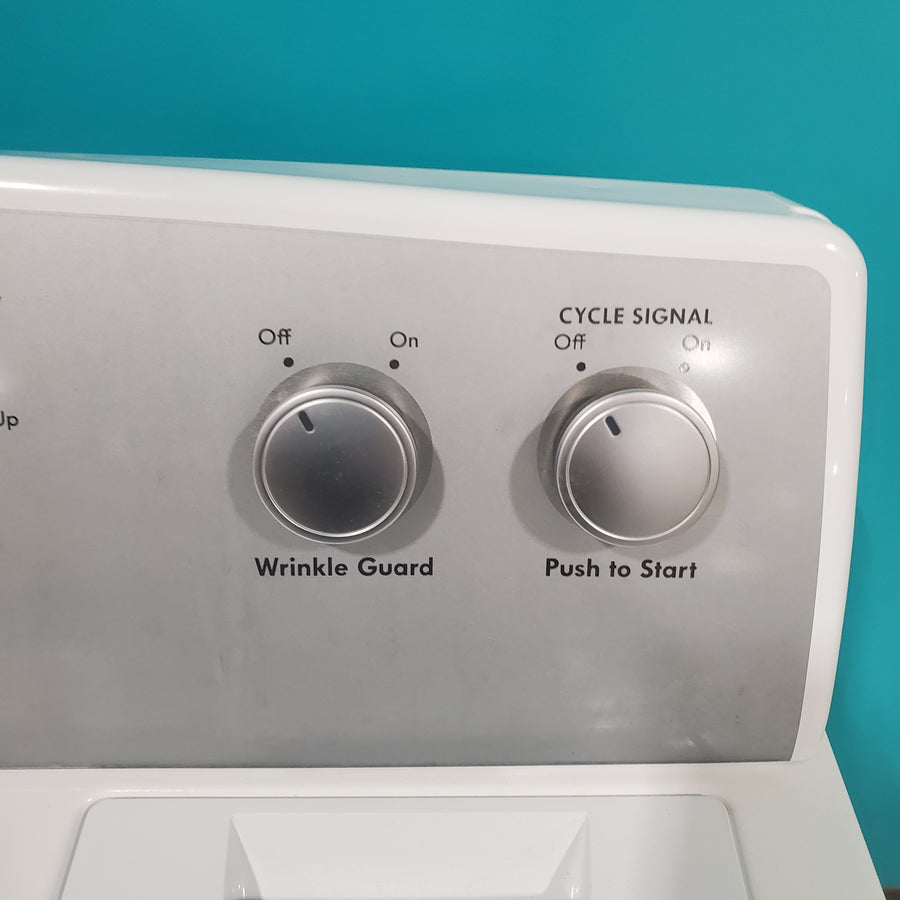 Kenmore Top Load 4.2 cu ft Capacity Washing Machine with Triple Action Agitator with Deep Fill Option and ENERGY STAR Kenmore 7.4 cu. ft. Electric Dryer with Auto-Dry - Certified Refurbished