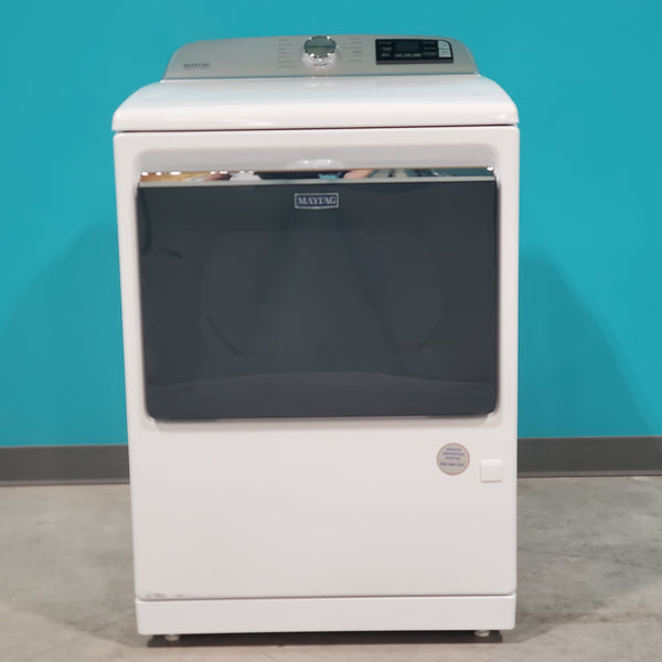 Maytag Smart 7.4 cu ft ENERGY STAR Gas Dryer with Extra Power Button and Advanced Moisture Sensing MGD7230HW - Scratch & Dent - Minor