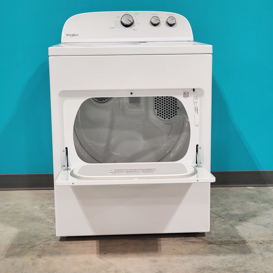 Whirlpool 7.0 cu. ft. Top Load Electric Dryer with AutoDry™ Drying System with Wrinkle Shield™ Option WED4950HW - Scratch & Dent - Moderate