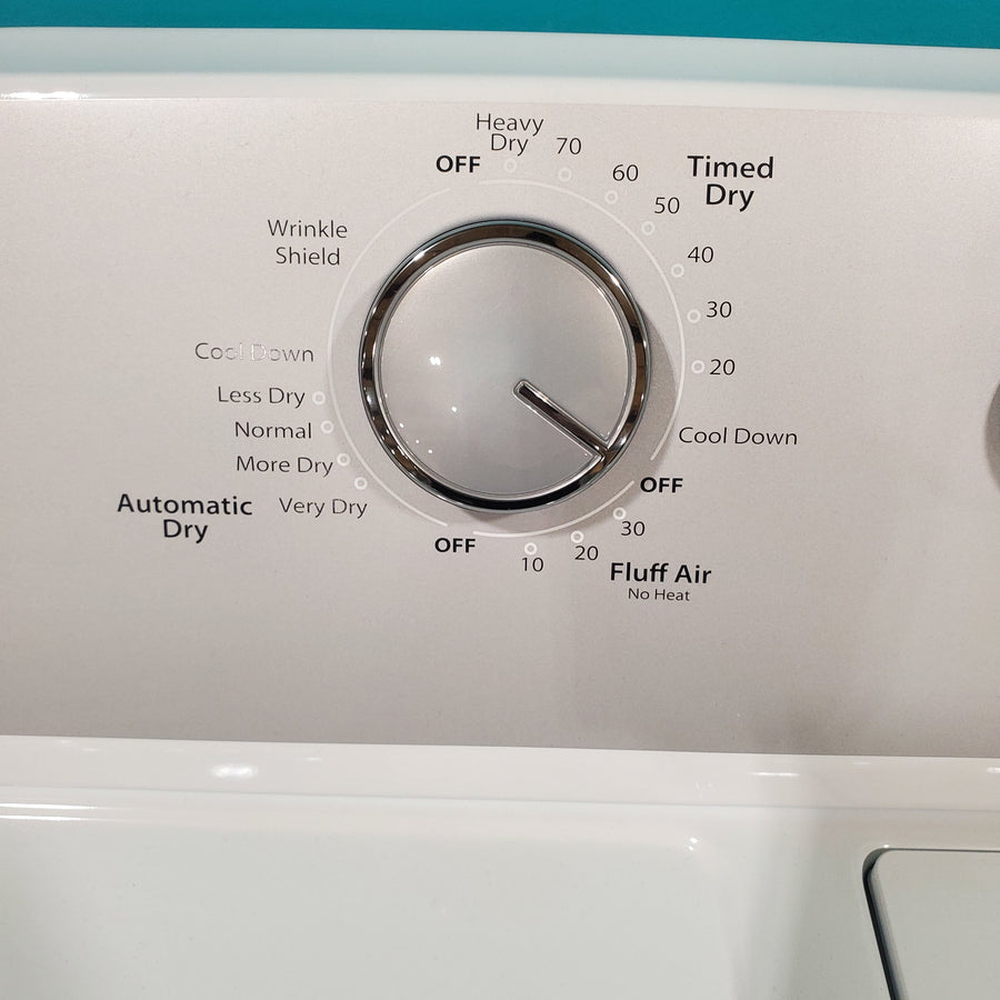 Whirlpool 7.0 cu. ft. Top Load Electric Dryer with AutoDry™ Drying System with Wrinkle Shield™ Option WED4950HW - Scratch & Dent - Moderate