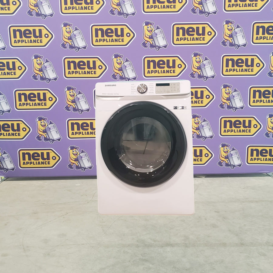 Samsung 7.5 cu. ft. Front Load Gas Dryer with Steam DVG45B6300W - Scratch & Dent - Moderate