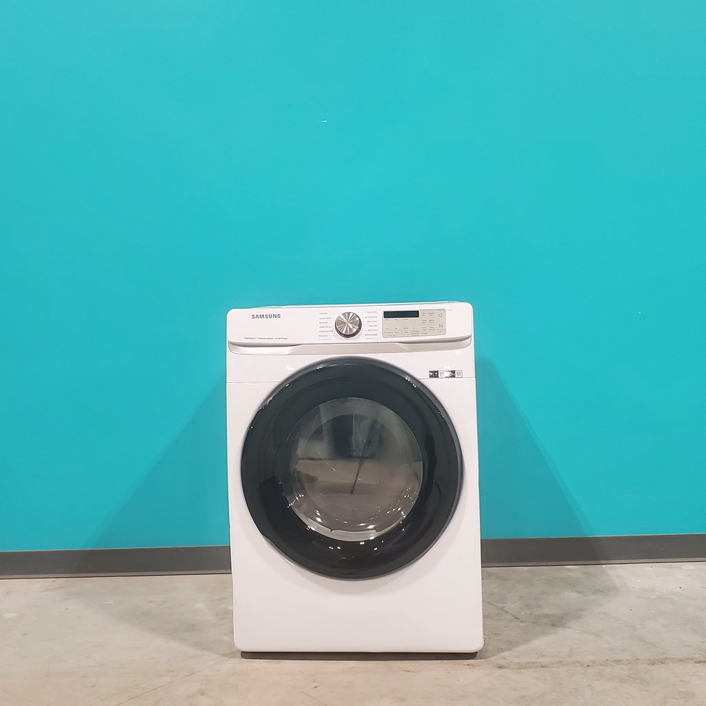 Pictures of Samsung 7.5 cu. ft. Front Load Gas Dryer with Steam DVG45B6300W - Scratch & Dent - Moderate - Neu Appliance Outlet - Discount Appliance Outlet in Austin, Tx