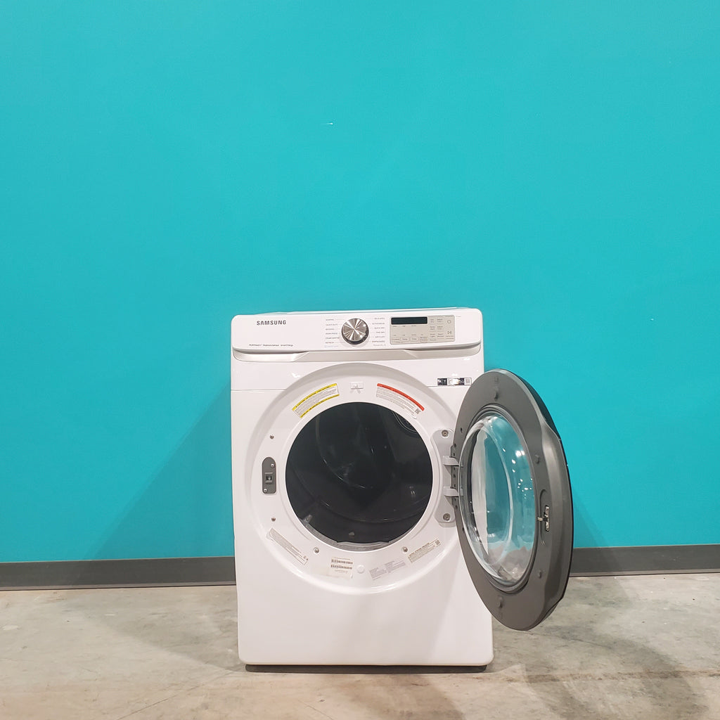 Pictures of Samsung 7.5 cu. ft. Front Load Gas Dryer with Steam DVG45B6300W - Scratch & Dent - Moderate - Neu Appliance Outlet - Discount Appliance Outlet in Austin, Tx