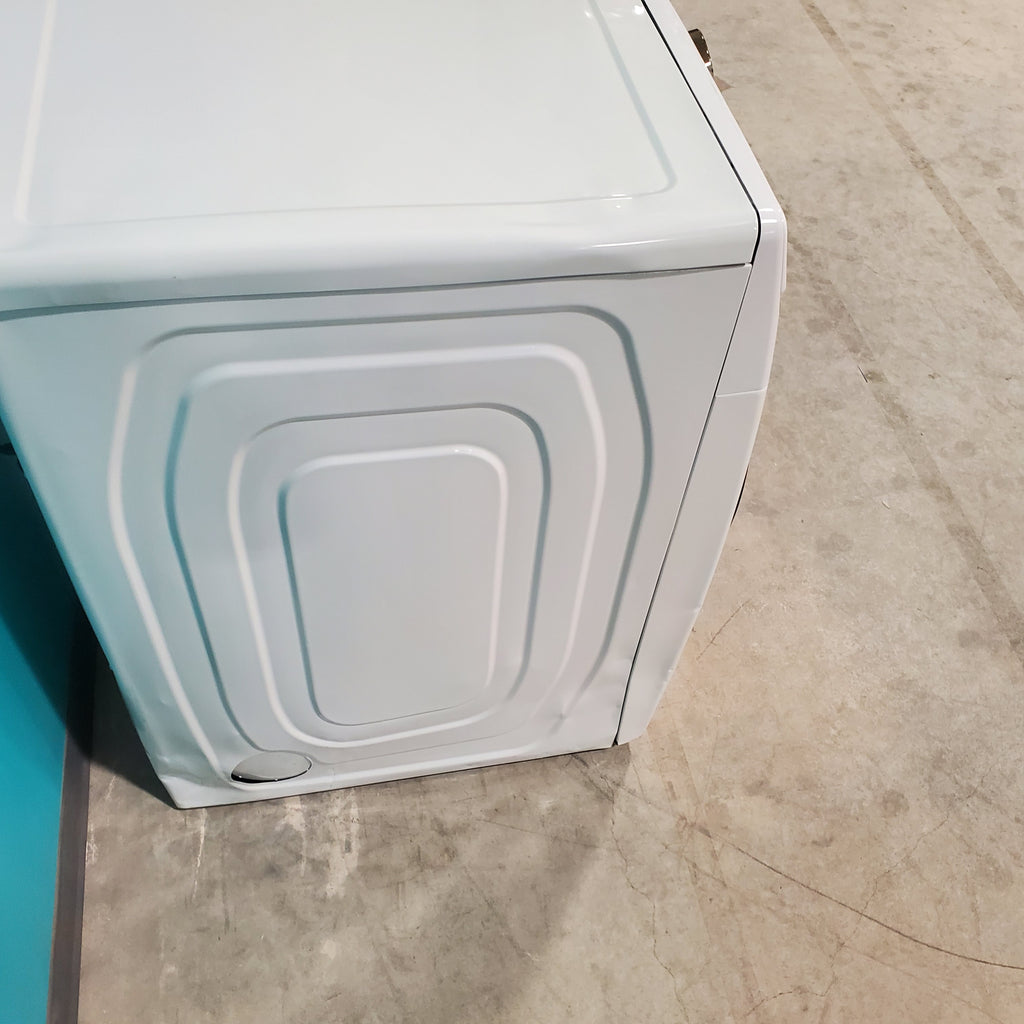 Pictures of Samsung 7.5 cu. ft. Front Load Gas Dryer with Steam DVG45B6300W - Scratch & Dent - Moderate - Neu Appliance Outlet - Discount Appliance Outlet in Austin, Tx