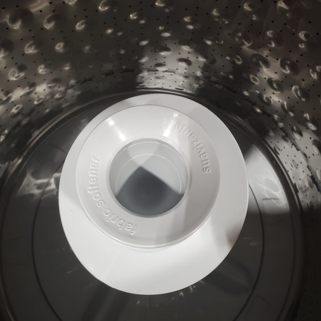 Pictures of GE 3.8 cu. ft. Laundry Center Washer and 5.9 cu. ft. Electric Dryer with Electro-Mechanical Rotary Dial Controls GUD27ESSMWW - Open Box - Neu Appliance Outlet - Discount Appliance Outlet in Austin, Tx
