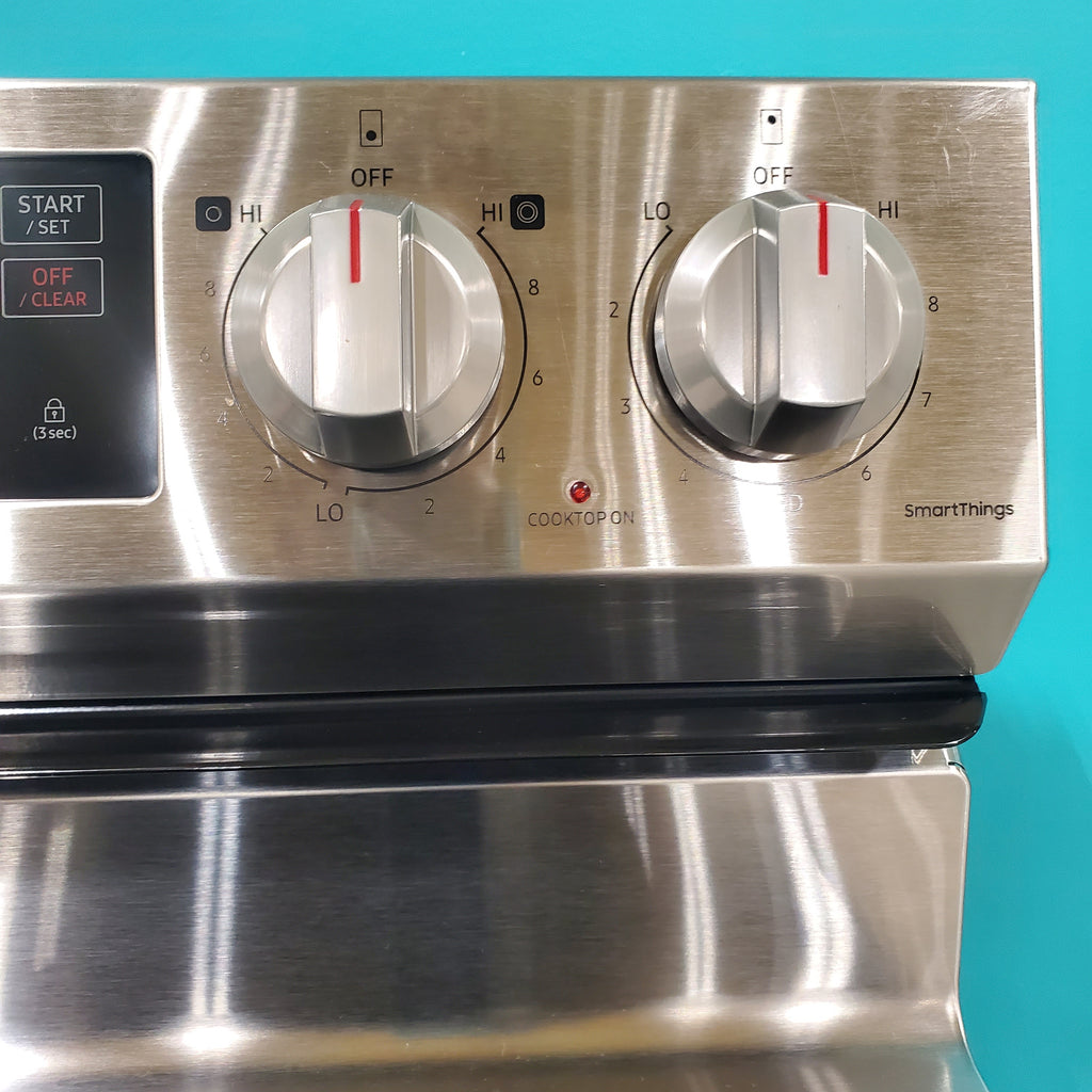 Pictures of Samsung 6.3 cu. ft. Smart Freestanding Electric Range with No-Preheat Air Fry & Convection in Stainless Steel - Open Box - Neu Appliance Outlet - Discount Appliance Outlet in Austin, Tx