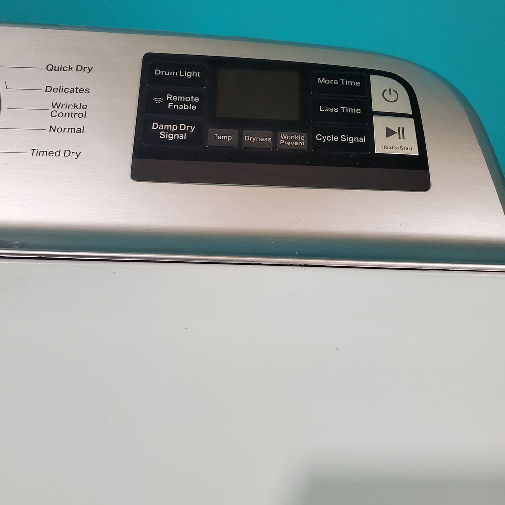 Pictures of Maytag 4.7 cu. ft. Smart Top Load Washing Machine with Extra Power Button and Deep Fill option MVW6230HW and Smart 7.4 cu. ft. Electric Dryer with Extra Power and Advanced Moisture Sensing MED6230HW - Neu Appliance Outlet - Discount Appliance Outlet in Austin, Tx