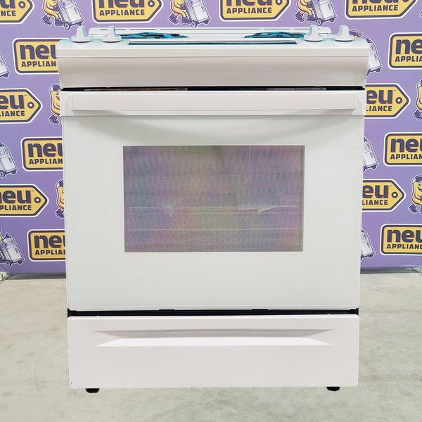 Whirlpool® White 4.8 Cu. Ft. Electric Range with Frozen Bake™ Technology and Adjustable Self-Clean Cycle WEC310S0LW - Scratch & Dent - Minor