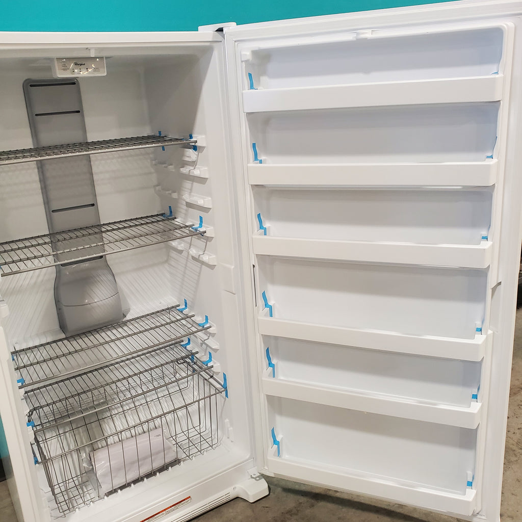 Pictures of Whirlpool 20 cu. ft. Upright Freezer with LED Lighting with Fast Freeze WZF34X20DW - Open Box - Neu Appliance Outlet - Discount Appliance Outlet in Austin, Tx