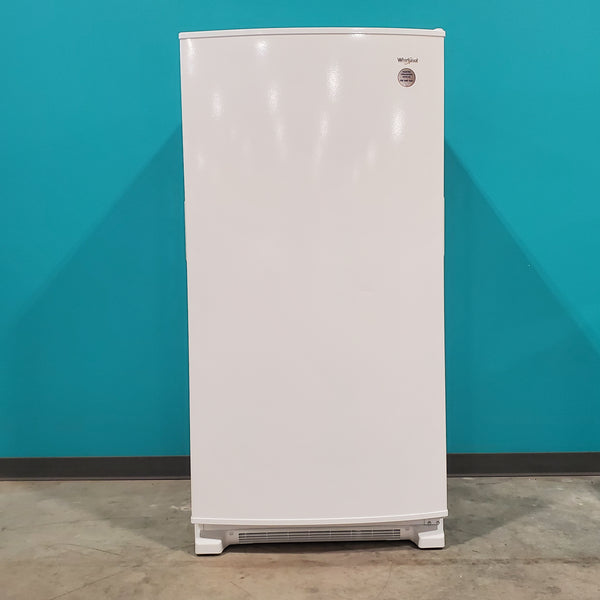 Whirlpool 20 cu. ft. Upright Freezer with LED Lighting with Fast Freeze WZF34X20DW - Scratch & Dent - Minor
