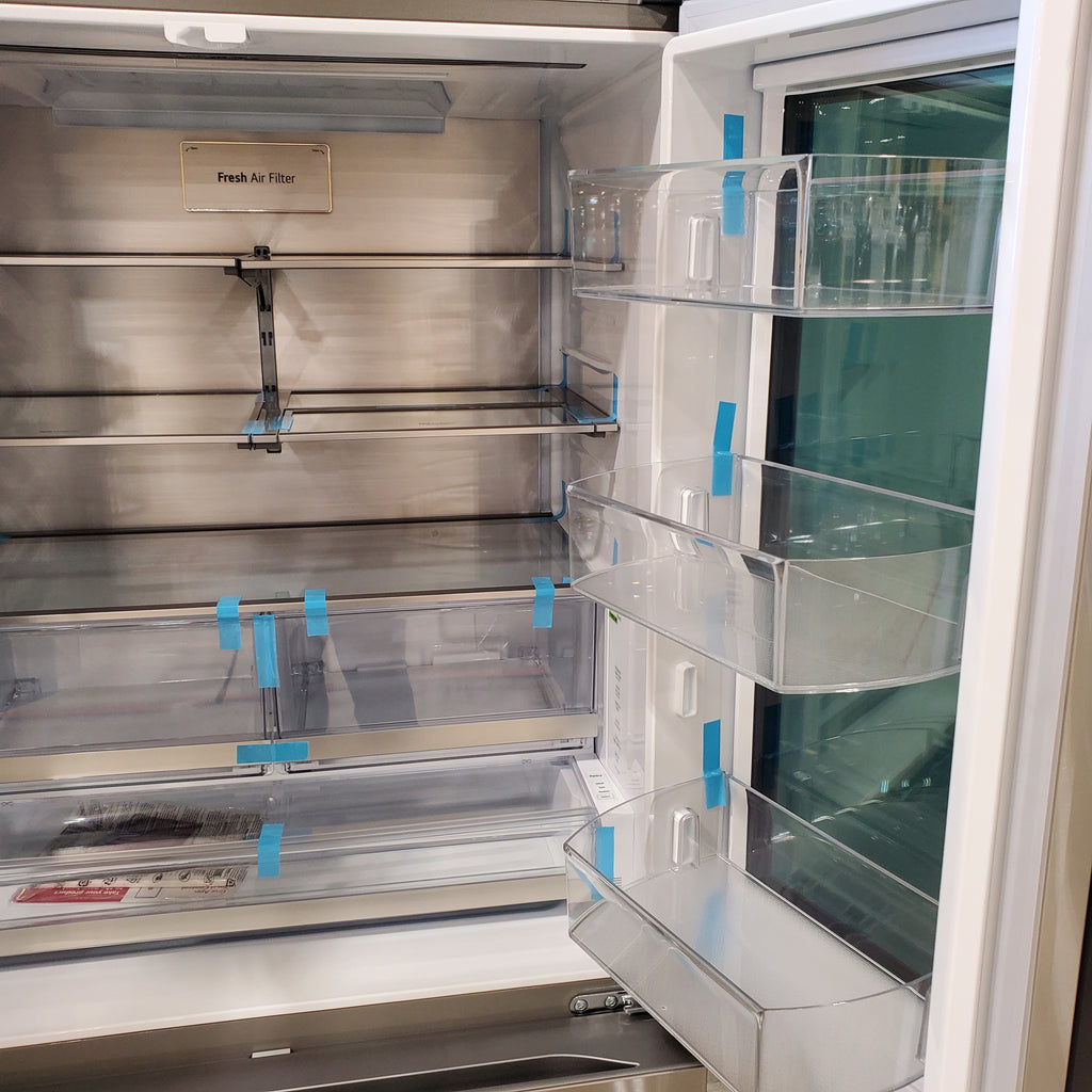 Pictures of LG Stainless Steel ENERGY STAR 26 cu. ft. Smart Mirror InstaView® Counter-Depth MAX™ French Door Refrigerator with Four Types of Ice LRYKC2606S - Scratch & Dent - Minor - Neu Appliance Outlet - Discount Appliance Outlet in Austin, Tx