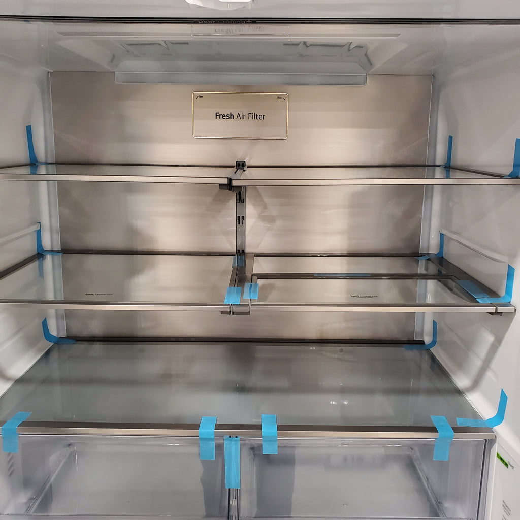 Pictures of LG Stainless Steel ENERGY STAR 26 cu. ft. Smart Mirror InstaView® Counter-Depth MAX™ French Door Refrigerator with Four Types of Ice LRYKC2606S - Scratch & Dent - Minor - Neu Appliance Outlet - Discount Appliance Outlet in Austin, Tx