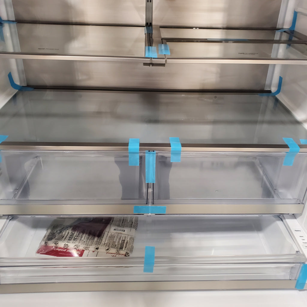 Pictures of LG Stainless Steel ENERGY STAR 26 cu. ft. Smart Mirror InstaView® Counter-Depth MAX™ French Door Refrigerator with Four Types of Ice LRYKC2606S - Scratch & Dent - Minor - Neu Appliance Outlet - Discount Appliance Outlet in Austin, Tx